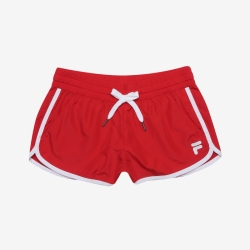 Fila Woven Piece - Naisten Shortsit - TummanPunainen | FI-49134